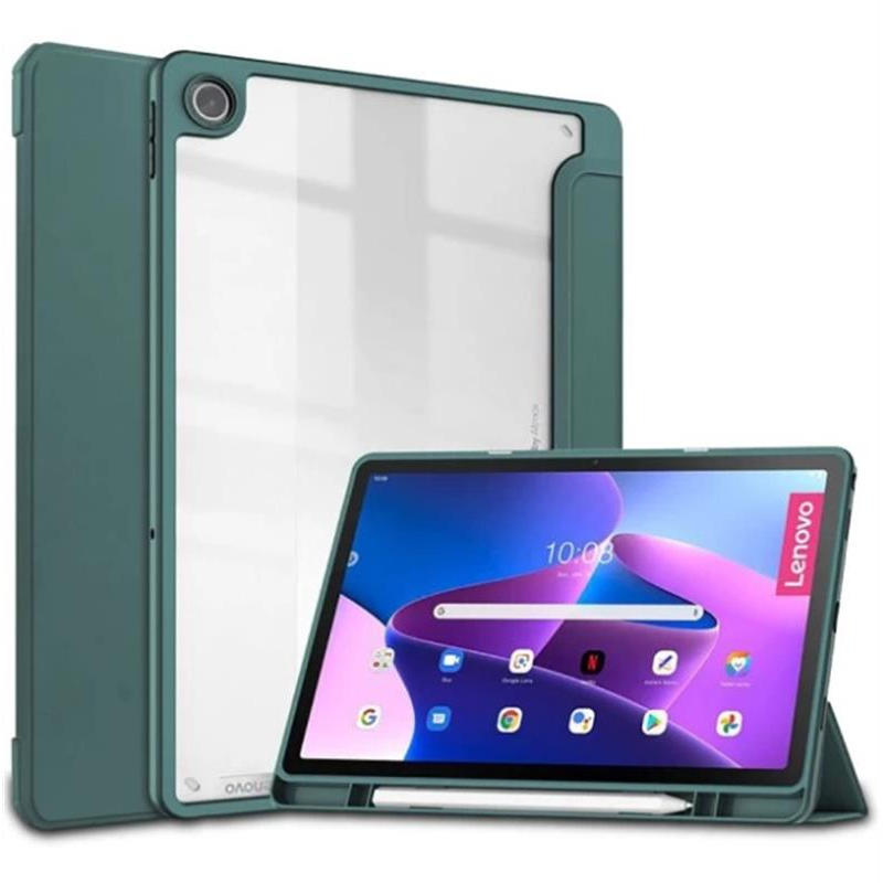 Чохол-книжка BeCover Soft Edge для Lenovo Tab M10 Plus TB-125F (3rd Gen)/K10 Pro TB-226 10.61“ Dark Green (708368)