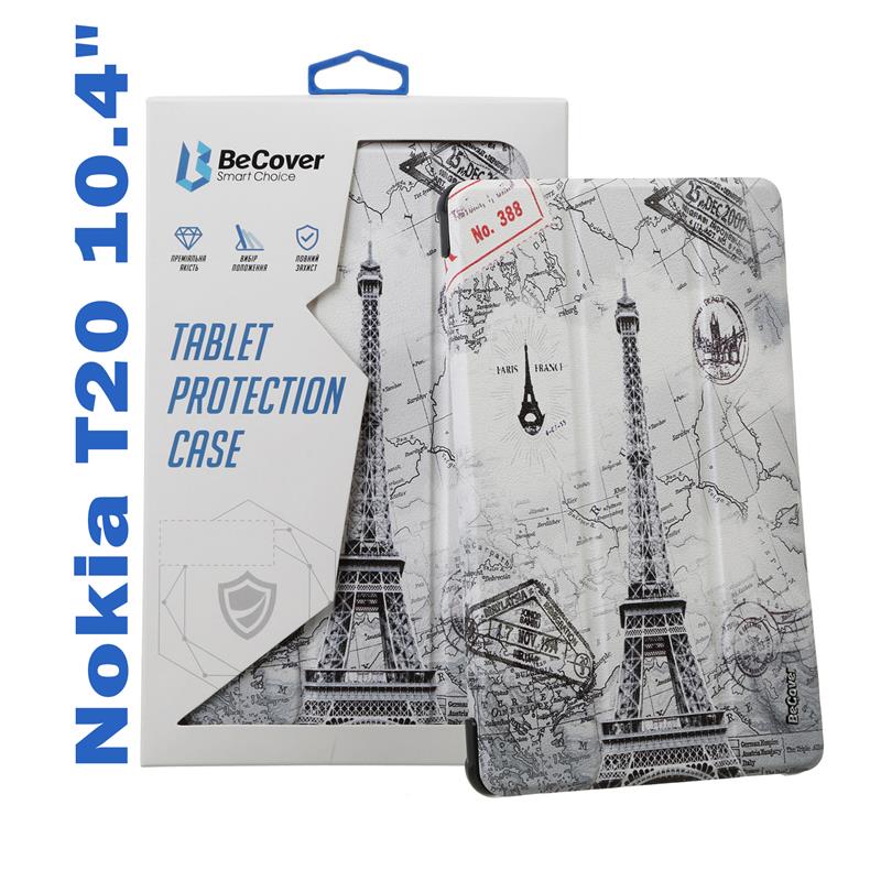 Чохол-книжка BeCover Smart для Nokia T20 10.4“ Paris (708059)