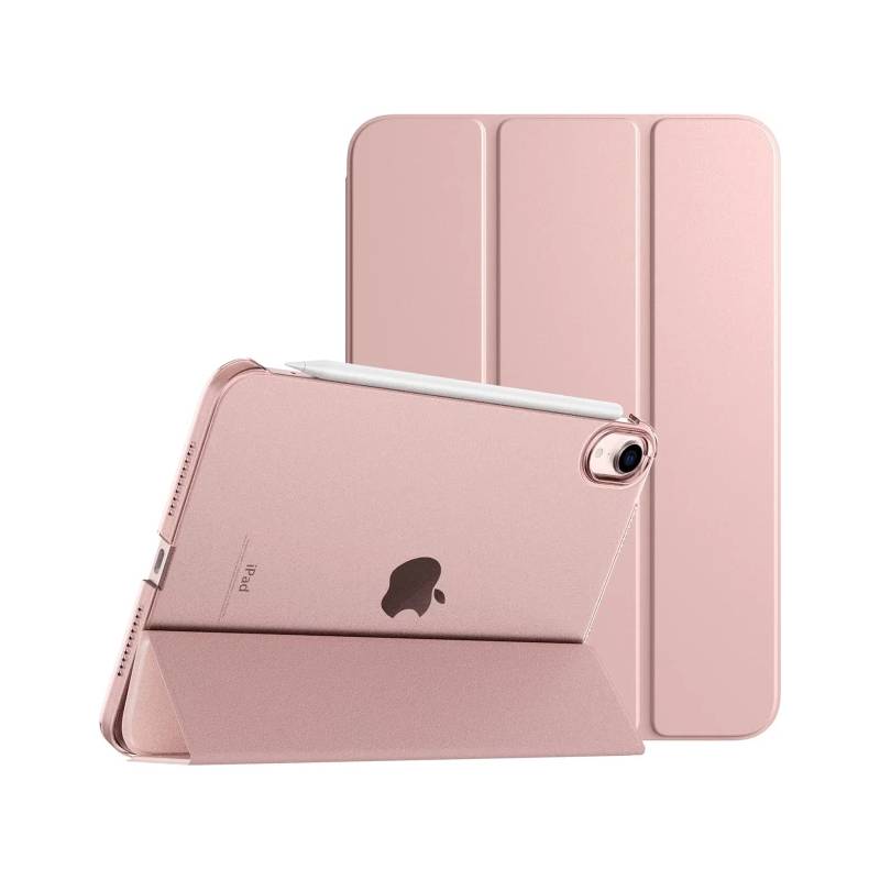 Чохол-книжка BeCover Tri Fold Hard для Apple iPad Mini 7 2024 8.3“ Rose Gold (712456)