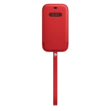 Чохол на руку Apple Leather Sleeve with MagSafe для Apple iPhone 12/12 Pro RED (MHYE3)