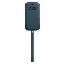 Чохол на руку Apple Leather Sleeve with MagSafe для Apple iPhone 12/12 Pro Baltic Blue (MHYD3)