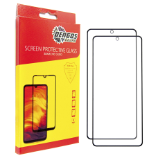 Захисне скло Dengos для Xiaomi Redmi Note 14 Black Full Glue (DG-TG2P-63) 2шт