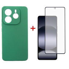 Чохол-накладка Dengos Soft для Xiaomi Redmi Note 14 5G Mint (DG-KM-131) + захисне скло