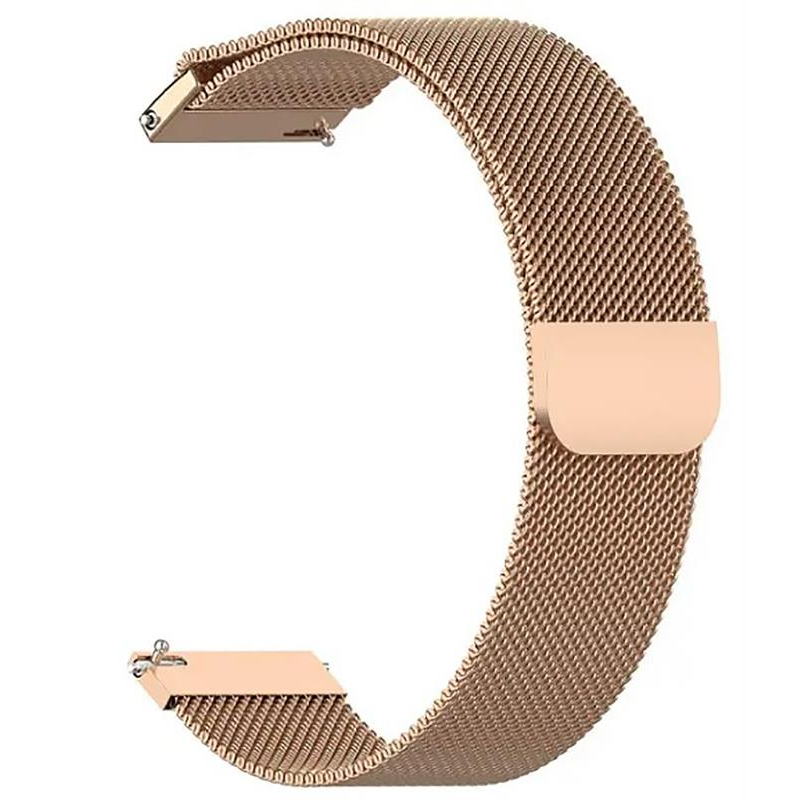 Ремінець BeCover Milanese Style для Samsung Galaxy (20mm)/Watch 5/ Watch 4 40/44mm/Watch 4 Classic 42mm/Watch Active/Active 2 40/44mm/Watch 3 41mm/Gear S2/Classic/Gear Sport Brown (707672)