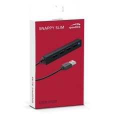 USB-хаб SpeedLink Snappy Slim 4 ports Black (SL-140000-BK)