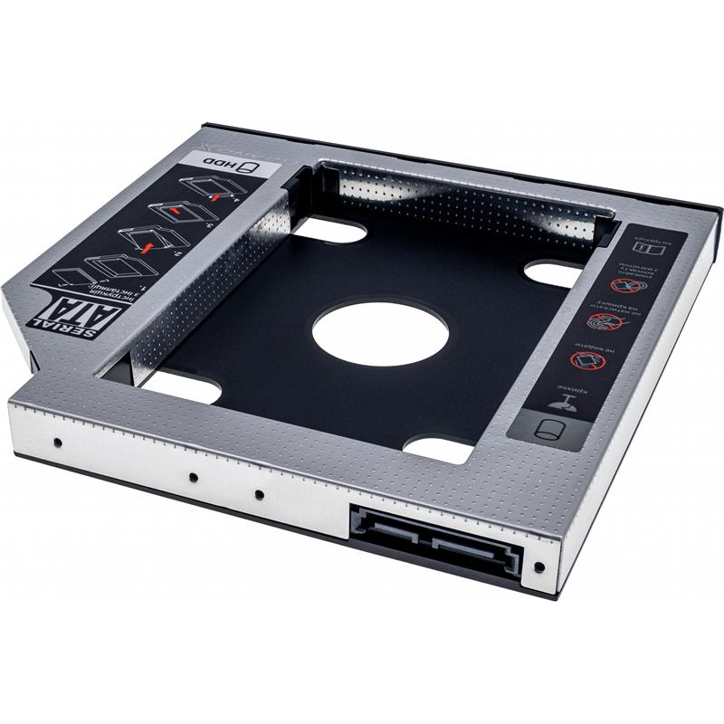 Адаптер Grand-X HDD 2.5“ у відсік приводу ноутбука SATA/SATA3 (HDC-25C)