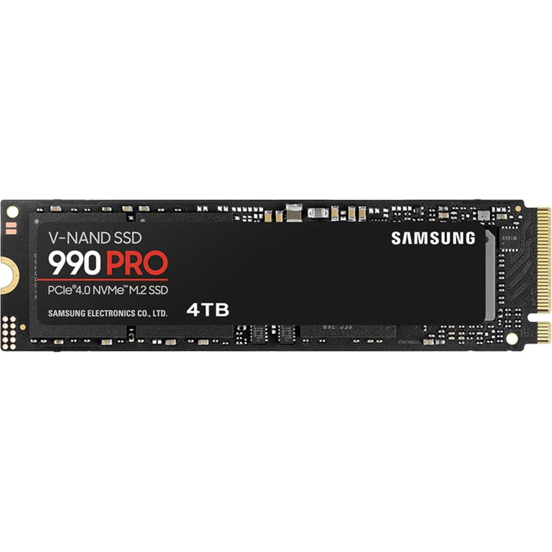 Накопичувач SSD 4ТB Samsung 990 PRO M.2 2280 PCIe 4.0 x4 NVMe V-NAND TLC (MZ-V9P4T0BW)