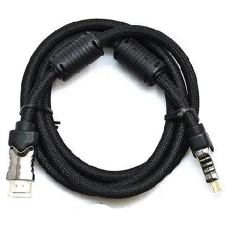 Кабель Gresso H3003 HDMI - HDMI (M/M), 2 ферити, обплетення, 3 м, круглий (2000700002173)