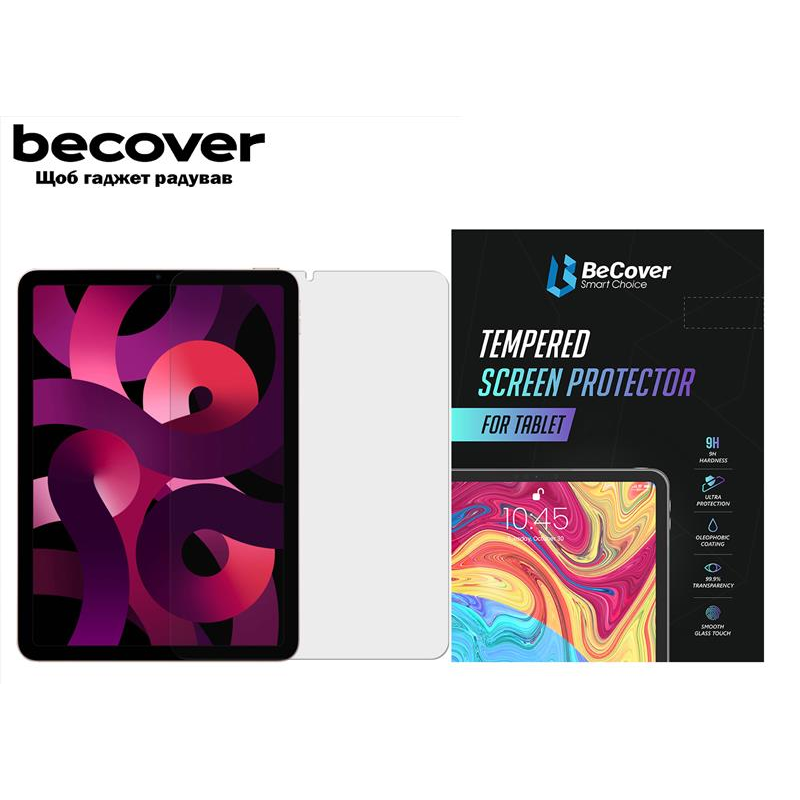 Захисне скло BeCover для Apple iPad Air 5 (2022) 10.9“ (708912)