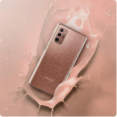 Чохол-накладка Spigen Liquid Crystal Glitter для Samsung Galaxy Note20 SM-N980 Crystal Quartz (ACS01416)