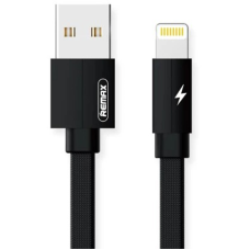 Кабель Remax RC-094i Kerolla USB - Lightning (M/M), 2 м, Black (6954851284680)