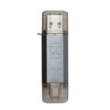 Флеш-накопичувач USB 3.0 16GB Type-C T&G 009 Star Series Silver (TG009TC-16GSL3)