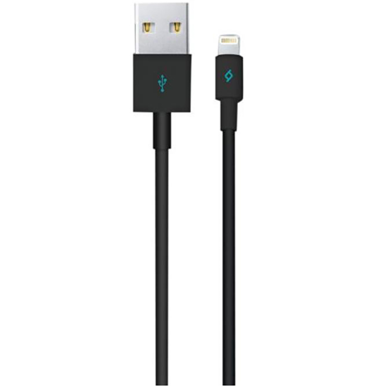 Кабель Ttec USB - Lightning (M/M), 1 м, Black (2DK7508S)