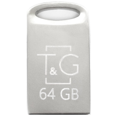 Флеш-накопичувач USB 64GB T&G 105 Metal Series Silver (TG105-64G)