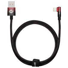 Кабель Baseus MVP 2 USB - Lightning (M/M), 2.4A, 1 м Black/Red (CAVP000020)