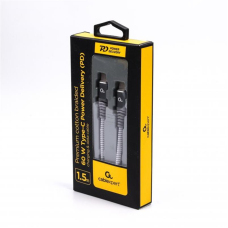 Кабель Cablexpert USB Type-C - USB Type-C (M/M), 1.5 м, Grey (CC-USB2B-CMCM60-1.5M)