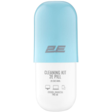 Набір для чищення 2E Pill (2E-SK140BL) LED/LCD + серветка 20х20 см White/Blue
