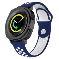 Ремінець BeCover Nike Style для Amazfit Stratos 1/2/2S/3/GTR 2/GTR 47mm/GTR Lite 47mm/Nexo/Pace Blue-White (705815)