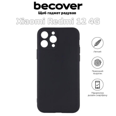 Чохол-накладка BeCover для Xiaomi Redmi 12 4G Black (709624)