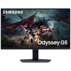 Монiтор Samsung 27“ Odyssey G5 LS27DG500 (LS27DG500EIXCI) IPS Black 180Hz