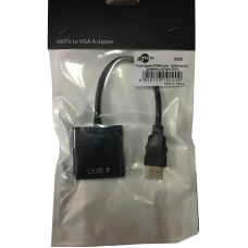 Адаптер Atcom HDMI - VGA (M/F), 0.1 м, Black (9220)