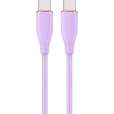 Кабель Cablexpert USB Type-C - USB Type-C (M/M), 3 A, 60 W, 1.5 м, Purple (CC-USB2S-CMCM-1.5M-P)
