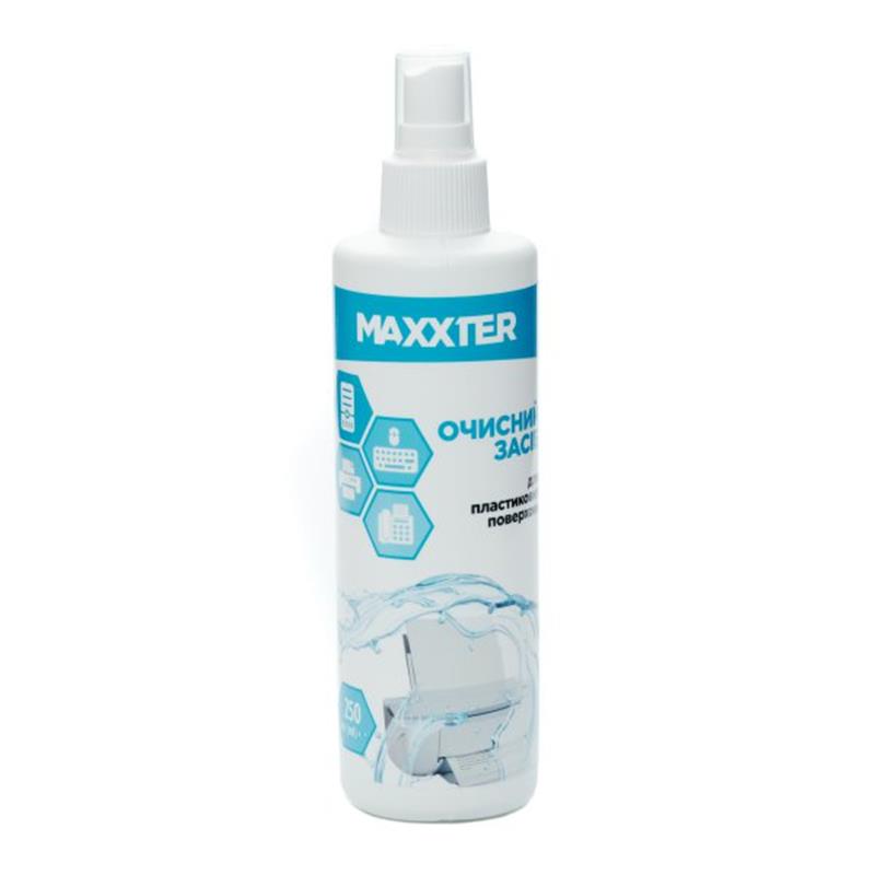 Очисний спрей Maxxter для пластику, 250 мл (CS-PL250-01)
