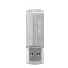 Флеш-накопичувач USB 8GB Hi-Rali Corsair Series Silver (HI-8GBCORSL)