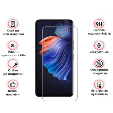 Захисне скло BeCover для Tecno Camon 19 Neo (CH6i) Crystal Clear Glass 3D (708134)