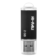 Флеш-накопичувач USB 2GB Hi-Rali Corsair Series Black (HI-2GBCORBK)