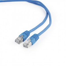 Патч-корд Cablexpert (PP6-3M/B) FTP, литий, 50u “штекер із засувкою, 3 м, синій
