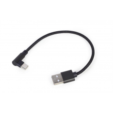 Кабель Cablexpert USB - USB Type-C (M/M), 0.2 м, черный (CC-USB2-AMCML-0.2M)