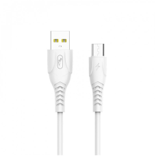 Кабель SkyDolphin S08V USB - micro USB (M/M), 1 м, White (USB-000564)