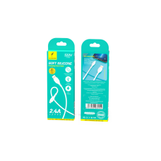 Кабель SkyDolphin S22V Soft Silicone USB - micro USB (M/M), 1 м, White (USB-000605)