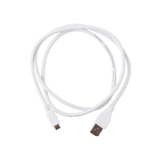 Кабель Cablexpert USB - micro USB V 2.0 (M/M), Premium, 1 м, білий (CCP-mUSB2-AMBM-W-1M)
