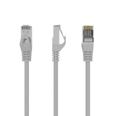 Патч-корд Cablexpert (PP6-0.5M/W) FTP, литий, 50u “штекер із засувкою, 0.5 м, білий