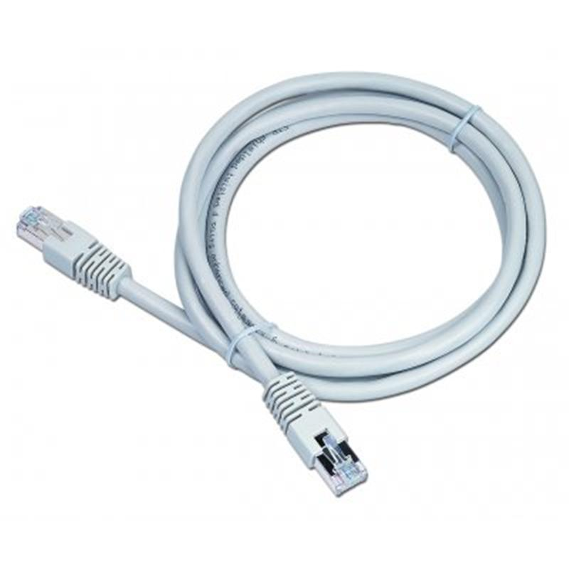 Патч-корд Cablexpert (PP6-0.25M) FTP, літий, 50u “штекер із засувкою, 0.25 м, сірий
