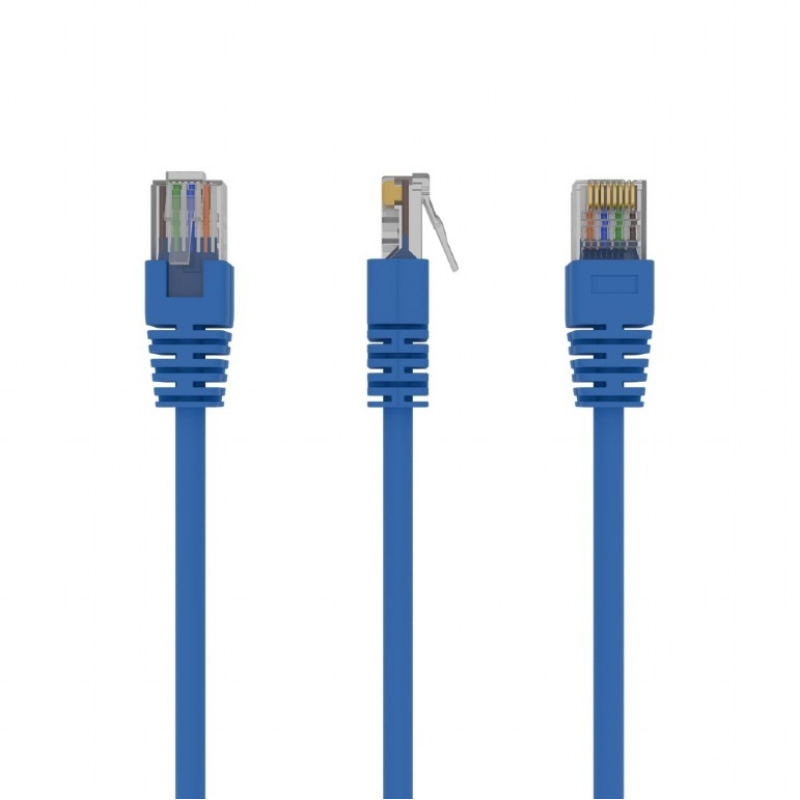 Патч-корд UTP Cablexpert (PP12-1.5M/B) літий, 50u “штекер із засувкою, 1.5 м, синій