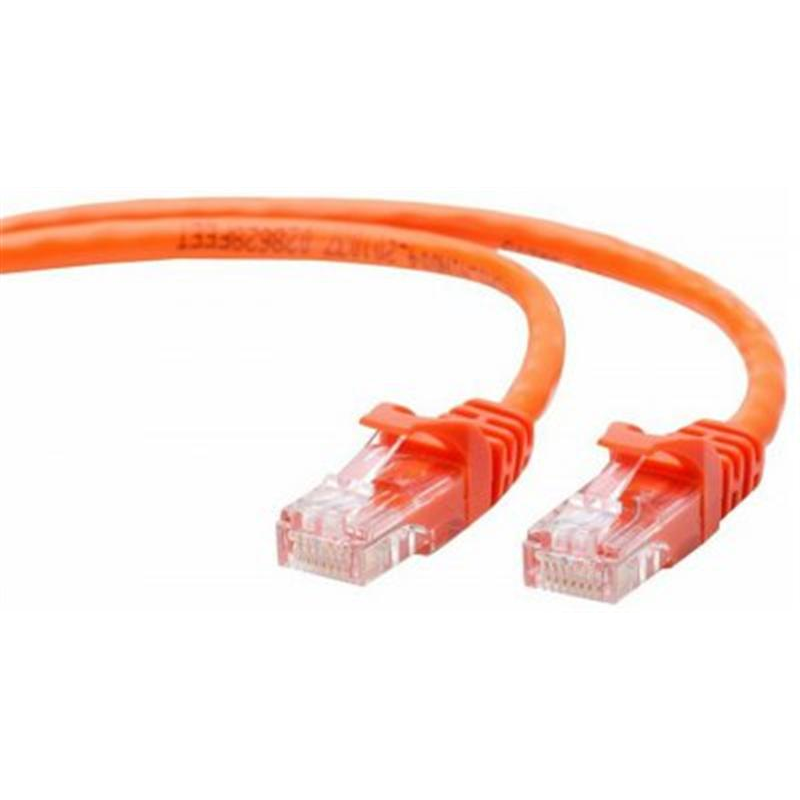 Патч-корд UTP Cablexpert (PP12-0.25M/O) літий, 50u “штекер із засувкою, 0.25 м, помаранчевий