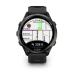 Смарт-годинник Garmin Forerunner 970 Black Carbon Gray DLC Titanium with Black/Translucent Whitestone Silicone with Slate Buckle (010-02969-60)