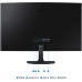 Монiтор Samsung 27“ Essential S3 LS27D360 (LS27D360GAIXCI) VA Black Curved 100Hz