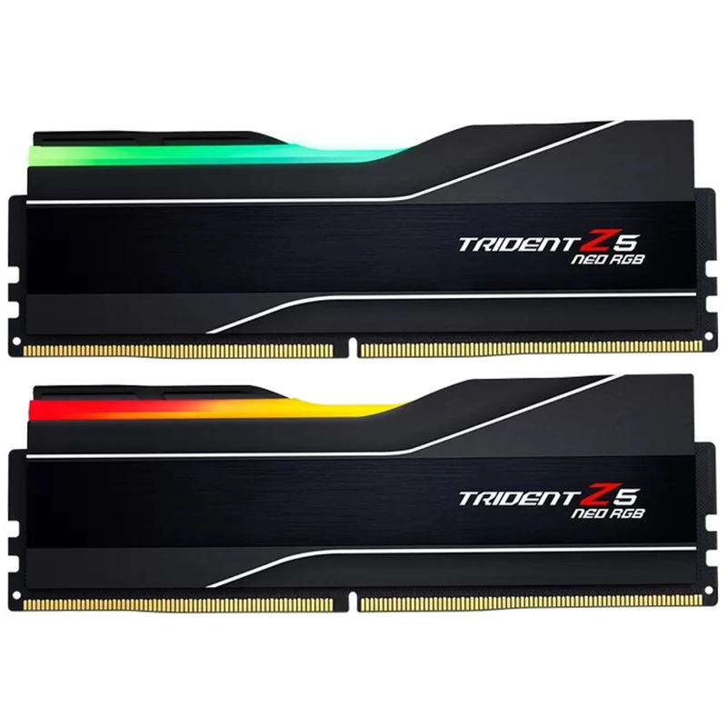 Модуль пам`ятi DDR5 2x32GB/6000 G.Skill Trident Z5 Neo RGB Black (F5-6000J3636F32GX2-TZ5NR)