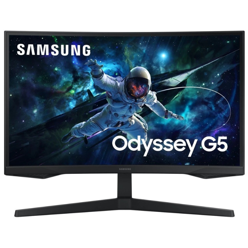 Монiтор Samsung 27“ Odyssey G5 S27CG550 Black (LS27CG550EIXCI) VA Black Curved 165Hz