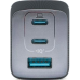 Мережевий зарядний пристрій Anker PowerPort 737 GaNPrime 120W 2xUSB Type-C, USB Type-A Black (A2148313)