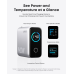 Мережевий зарядний пристрій Anker Laptop GaN Charger Silver, 140W 3xUSB-C 1xUSB-A Display (B2697G41) + кабель USB Type-C