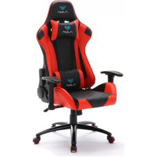 Крісло для геймерів Aula F1029 Gaming Chair Black/Red (6948391286181)