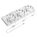 Система водяного охолодження ID-Cooling FX360 Pro White