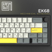 Клавіатура бездротова Epomaker EK68 65% Flamingo Switch Hot-Swap (2.4G/BT/USB) RGB UA Black (EK68-B-F)