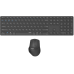 Комплект (клавіатура, миша) бездротовий Rapoo 9800M Wireless Dark Grey