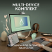 Комплект (клавіатура, миша) бездротовий Logitech Pebble 2 Combo White (920-012240)